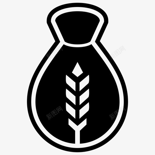食品援助蒲式耳图标svg_新图网 https://ixintu.com 人道主义 小麦 援助 蒲式耳 食品