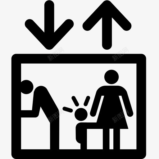 电梯母亲父母图标svg_新图网 https://ixintu.com 人 大惊小怪 心烦意乱 技术 母亲 父母 电梯 男人 社会行为 脾气暴躁 蹒跚学步
