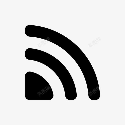 信号互联网rss图标svg_新图网 https://ixintu.com rss wifi 互联网 信号