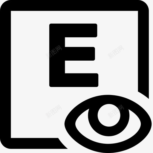 视力测试医生眼睛图标svg_新图网 https://ixintu.com 医生 医院 看 眼睛 眼科医生 视力 视力测试