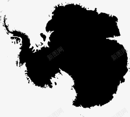 南极洲国家地理图标图标