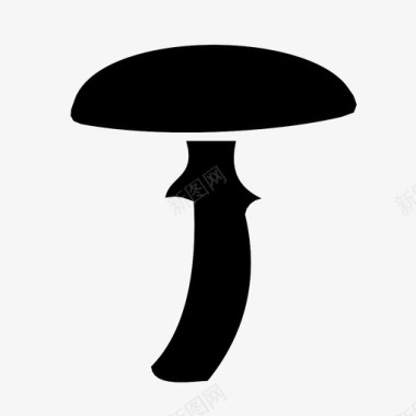 蘑菇生物帽子图标图标