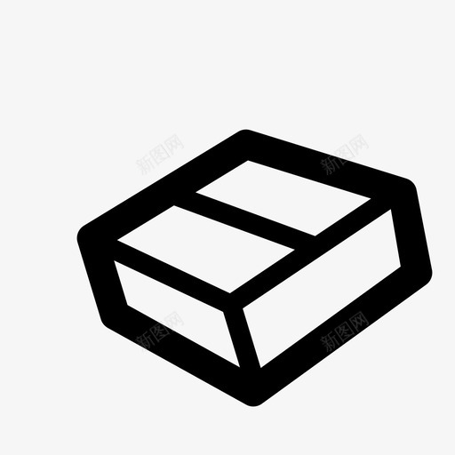箱子档案纸板图标svg_新图网 https://ixintu.com 产品 包装 档案 箱子 纸板 装运