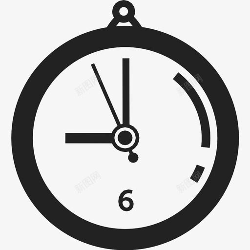 时钟钟面秒表图标svg_新图网 https://ixintu.com 时钟 时间 秒表 计时器 钟面