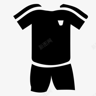 制服运动服短裤图标图标