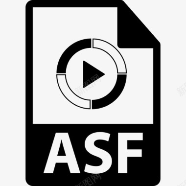 ASF文件格式变量界面文件格式图标图标
