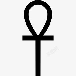 生命的象征生命的钥匙尼罗河的钥匙象形文字图标高清图片