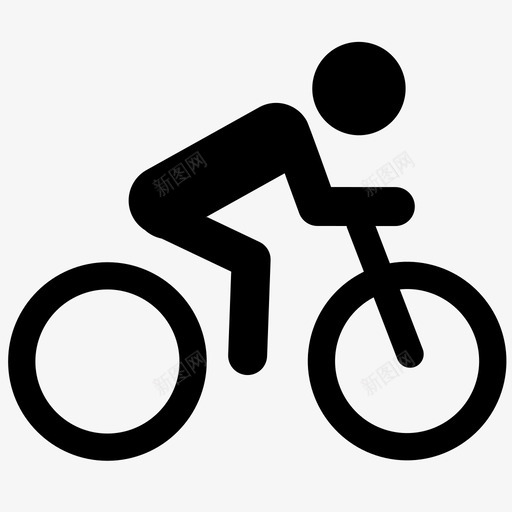 骑自行车的人赛车手图标svg_新图网 https://ixintu.com 人 赛车手 骑自行车的