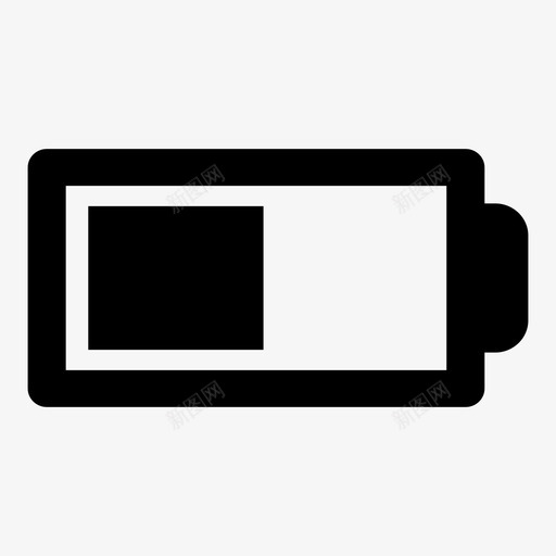 电池充电电力图标svg_新图网 https://ixintu.com 充电 动力 燃料 电力 电池 能源