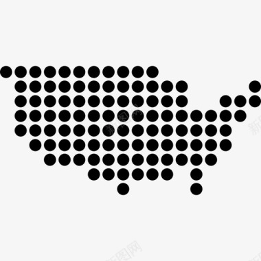 美国旅游政治图标图标
