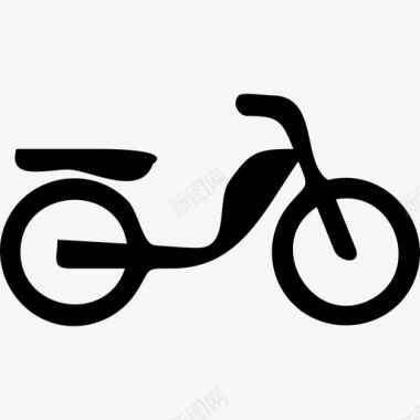轻便摩托车自行车摩托车图标图标