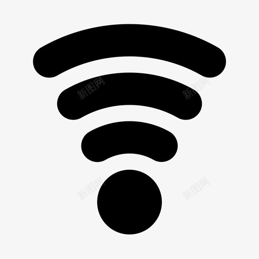 信号已连接连接性图标svg_新图网 https://ixintu.com wifi 信号 已连接 无线 波形 网络 连接性 频率