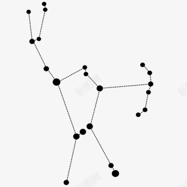 猎户座星座神话图标图标