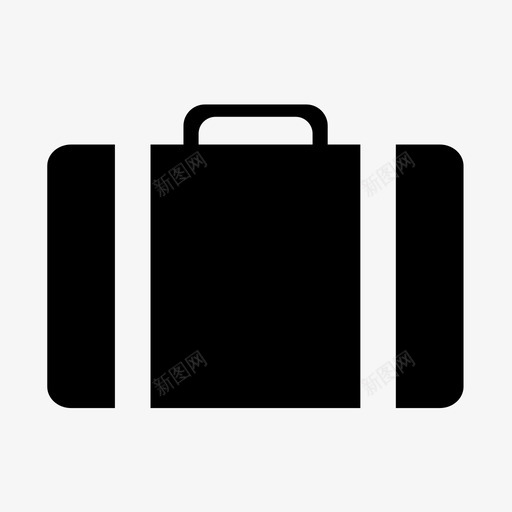 手提箱包公文包图标svg_新图网 https://ixintu.com 公文包 包 商务 工作 手提箱 旅行 职业