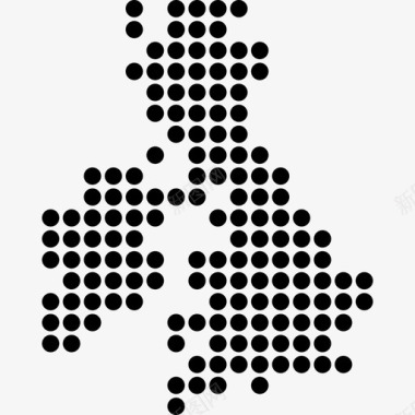 英国和爱尔兰英国旅游图标图标
