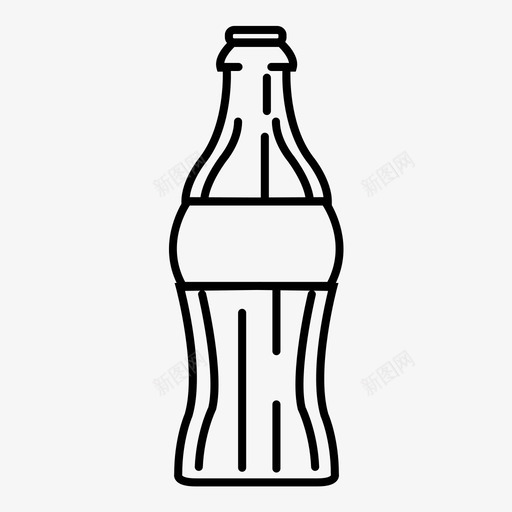 汽水瓶饮料可乐图标svg_新图网 https://ixintu.com 可乐 回收 容器 汽水瓶 玻璃 饮料