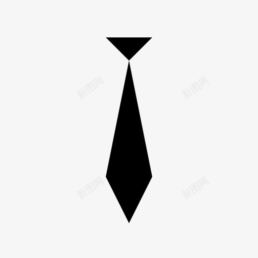 领带商务花式图标svg_新图网 https://ixintu.com 商务 正式 花式 领带
