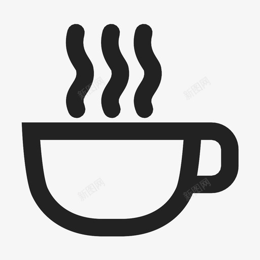 咖啡早晨热咖啡图标svg_新图网 https://ixintu.com 一杯咖啡 咖啡 咖啡因 咖啡杯 早晨 早餐 热咖啡 热饮料 茶 茶logo 饮料