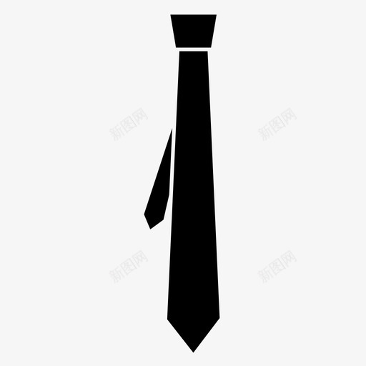 领带服装正式图标svg_新图网 https://ixintu.com 专业 办公室 套装 工作 工作日 服装 正式 领带