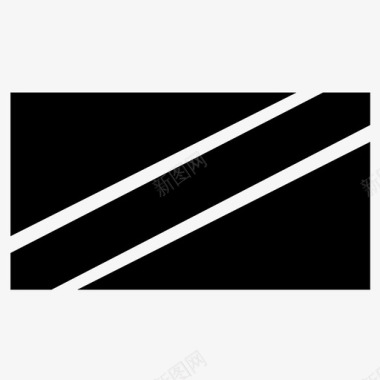 坦桑尼亚国旗国家民族图标图标