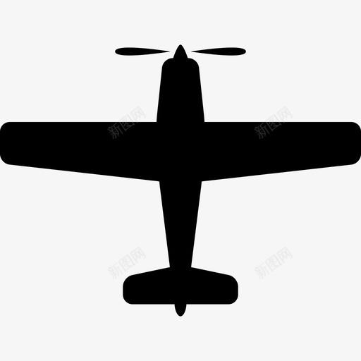 飞机航空运输航空旅行图标svg_新图网 https://ixintu.com 天空 航空旅行 航空运输 螺旋桨 轮廓 飞机 飞行