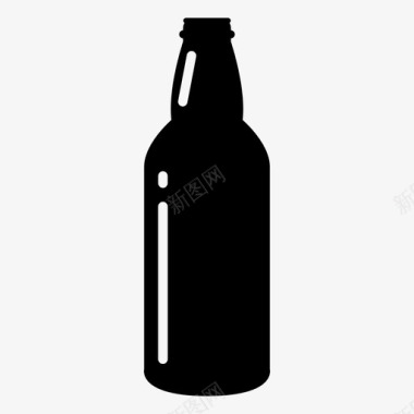 瓶饮料瓶装啤酒图标图标