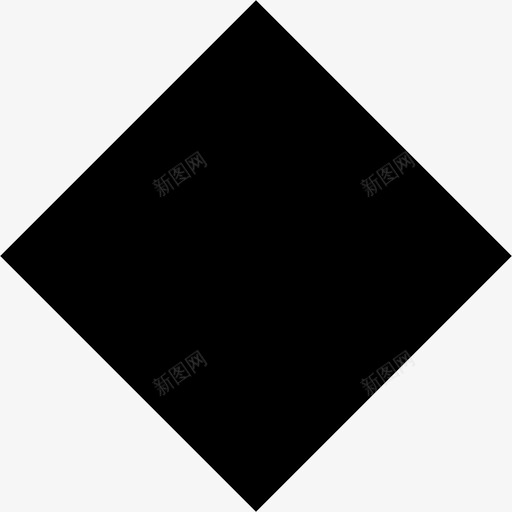 立方体菱形几何形状图标svg_新图网 https://ixintu.com 几何形状 立方体 菱形