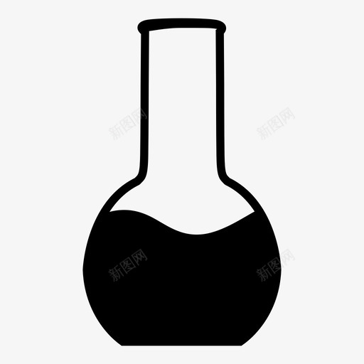 烧瓶圆底烧瓶研究图标svg_新图网 https://ixintu.com 化学 圆底烧瓶 实验 液体 烧杯 烧瓶 玻璃 研究 科学