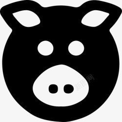 小猪脸猪猪肉小猪图标高清图片