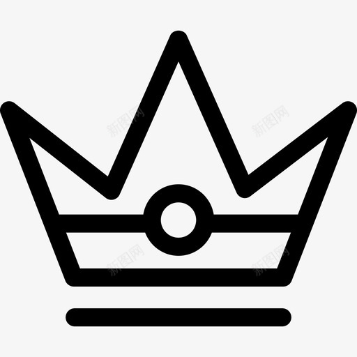 三角图案的皇冠形状皇冠图标svg_新图网 https://ixintu.com 三角图案的皇冠 形状 皇冠