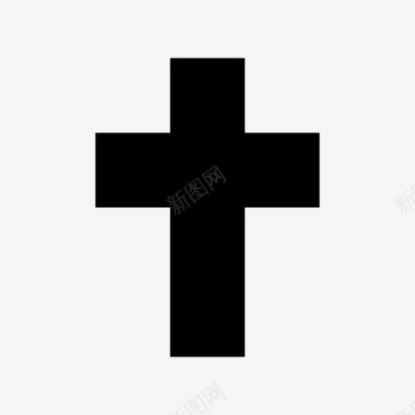 十字架基督教信仰图标图标