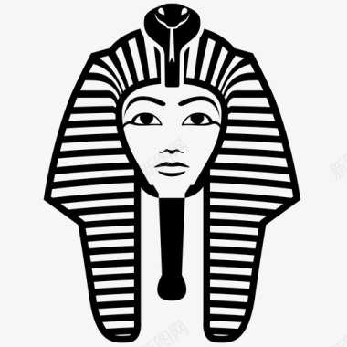 法老埃及历史国王权力图标图标