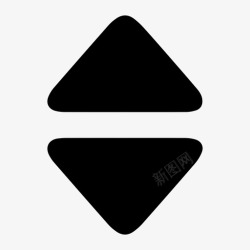 icon排序箭头降序排序组织电梯图标高清图片