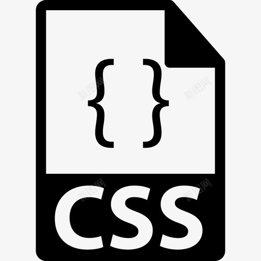 Css文件格式符号界面文件格式图标svg_新图网 https://ixintu.com Css文件格式符号 文件格式图标 界面