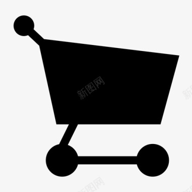 购物车购买杂货店购物图标图标
