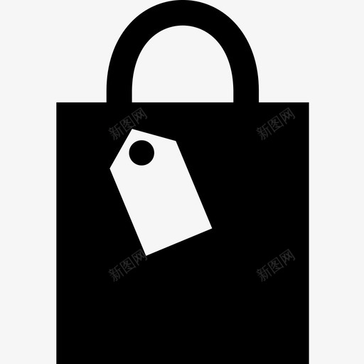 购物袋标签价格标签图标svg_新图网 https://ixintu.com 价格标签 标签 购买 购物袋 销售