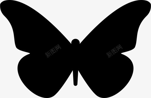 蝴蝶毛虫飞行图标图标