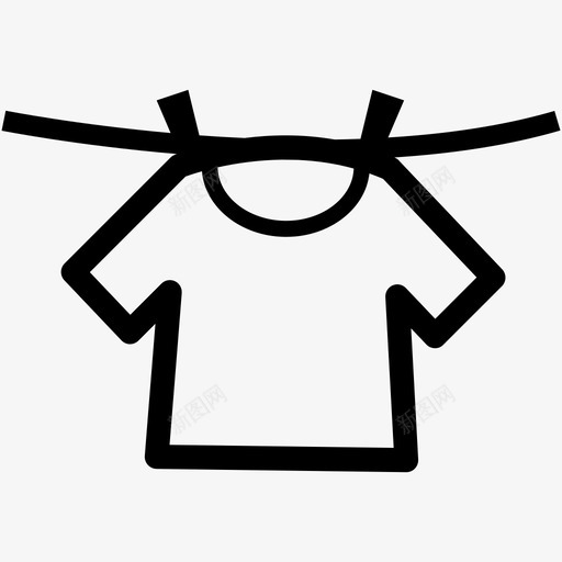 晾干晾衣服衣夹图标svg_新图网 https://ixintu.com T恤 晾干 晾衣服 晾衣绳 洗衣布 衣夹