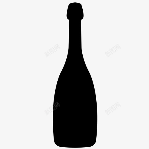 酒瓶饮料icon图标svg_新图网 https://ixintu.com icon picto 意大利 白葡萄酒 酒瓶 饮料