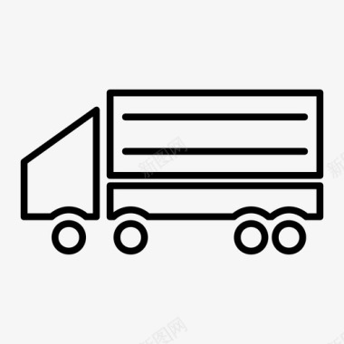 卡车货物欧洲图标图标