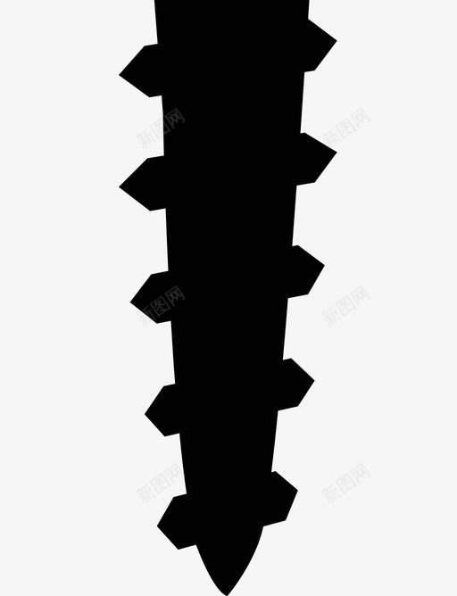 螺钉连接结构固定金属图标svg_新图网 https://ixintu.com 修理 固定 工具 结构 螺丝刀 螺钉 连接 金属 钉子
