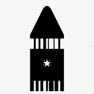 火箭军队火箭发射器图标图标