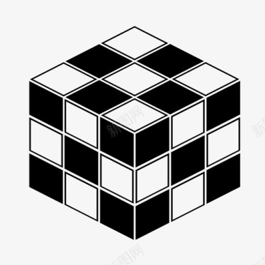 魔方方块挑战图标图标