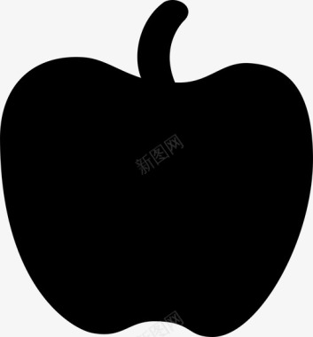 苹果吃教育图标图标