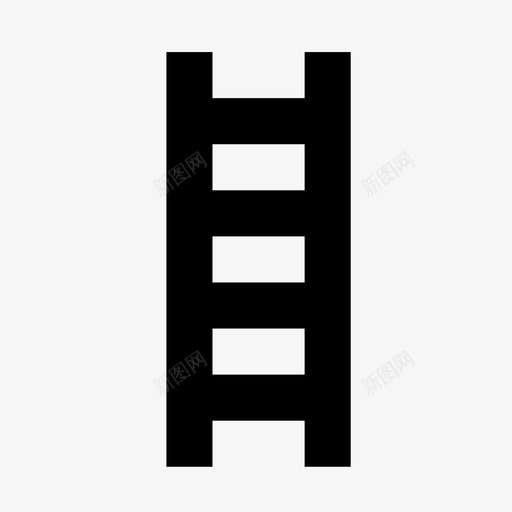 梯子爬梯消防出口图标svg_新图网 https://ixintu.com 梯子 消防出口 爬梯