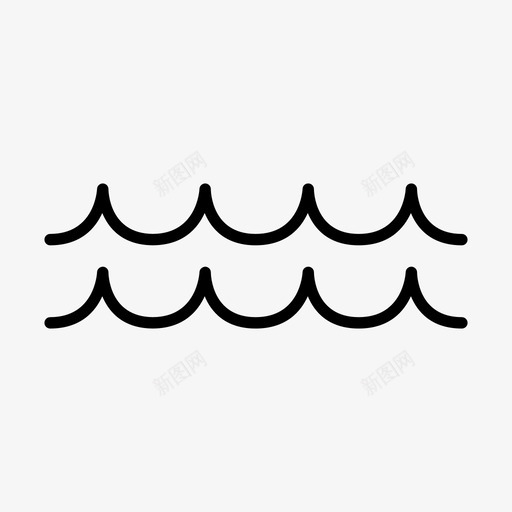 水海洋游泳图标svg_新图网 https://ixintu.com 水 海洋 海浪 游泳