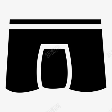 内衣拳击裤内裤图标图标
