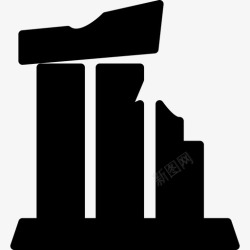 唐初遗物博物馆里的建筑遗物建筑物博物馆满满的图标高清图片