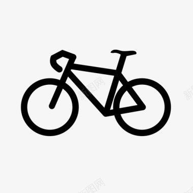 自行车设备比赛图标图标