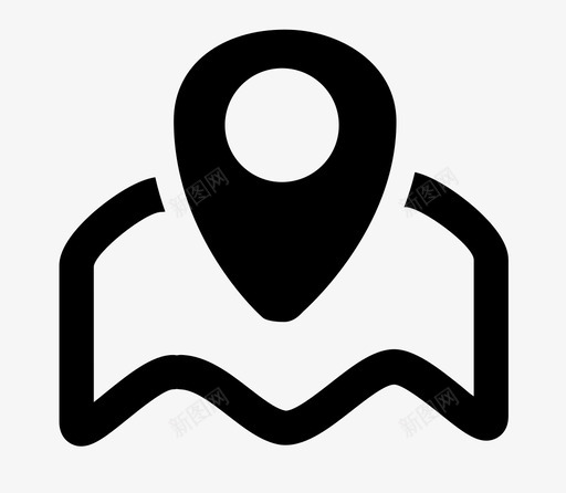 地图旅行公路旅行图标svg_新图网 https://ixintu.com gps pin 位置 公路旅行 地图 地图标记 地点 寻路 导航 旅行 目的地